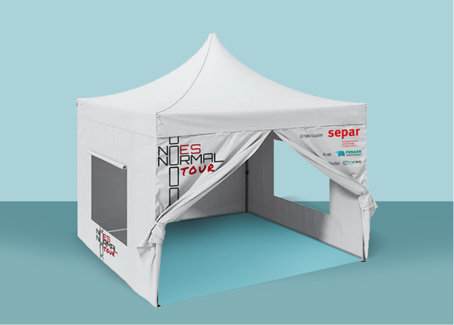 Persona respirando con nebulizador